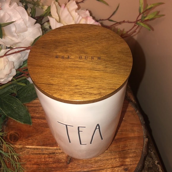 RAE DUNN CLASSIC TEA STORAGE CONTAINER/ JAR - Picture 2 of 6